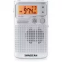 Sangean DT-250 (Pocket 250) zilver draagbare AM/FM-radio