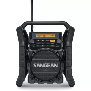 Sangean U-5 DBT (Utility 50) zwart - DAB+/FM draagbare radio met Bluetooth, IP64, 7W RMS