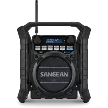 Sangean U-4 DBT+ (Utility 40) draagbare DAB+/FM-radio met Bluetooth, zwart