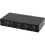EXSYS EX-11234HMS-2 4-poorts USB 3.2 Gen 1 hub, DIN-rail- en wandmontage, VIA VL817_Q7S chipset
