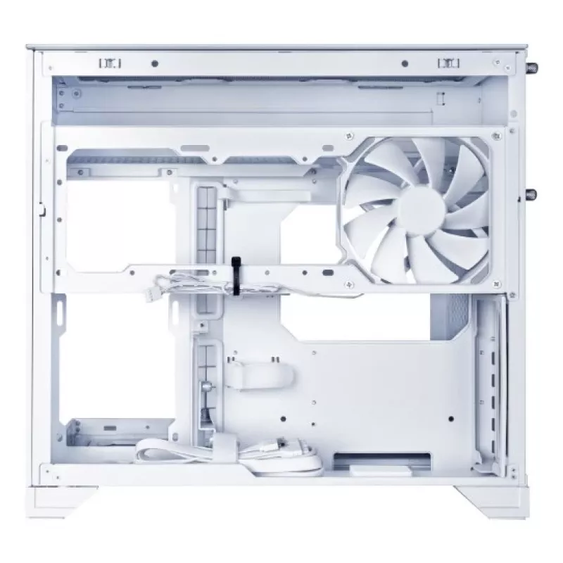 Lian Li O11 Vision-M Micro-ATX Tower, gehard glas, wit