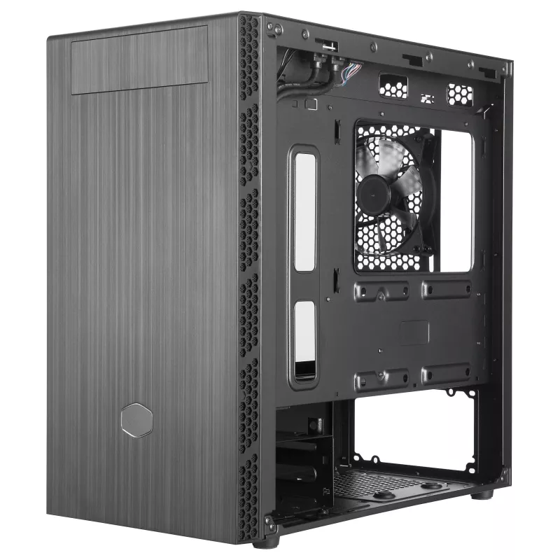 Cooler Master MasterBox MB400L Micro-ATX Mini Tower, staal, gesloten zijpaneel, zonder voeding