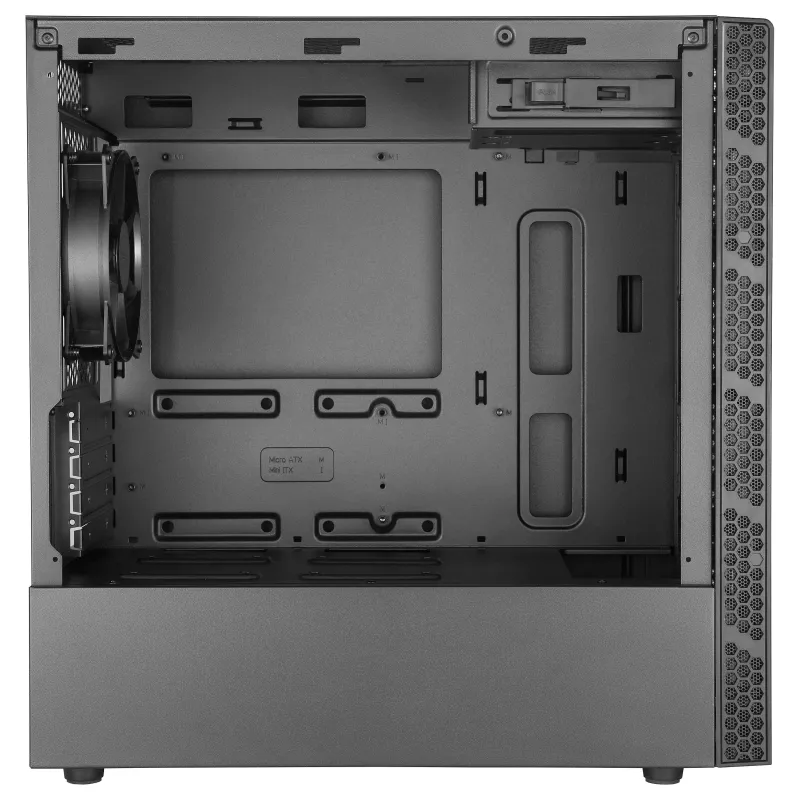 Cooler Master MasterBox MB400L Micro-ATX Mini Tower, staal, gesloten zijpaneel, zonder voeding