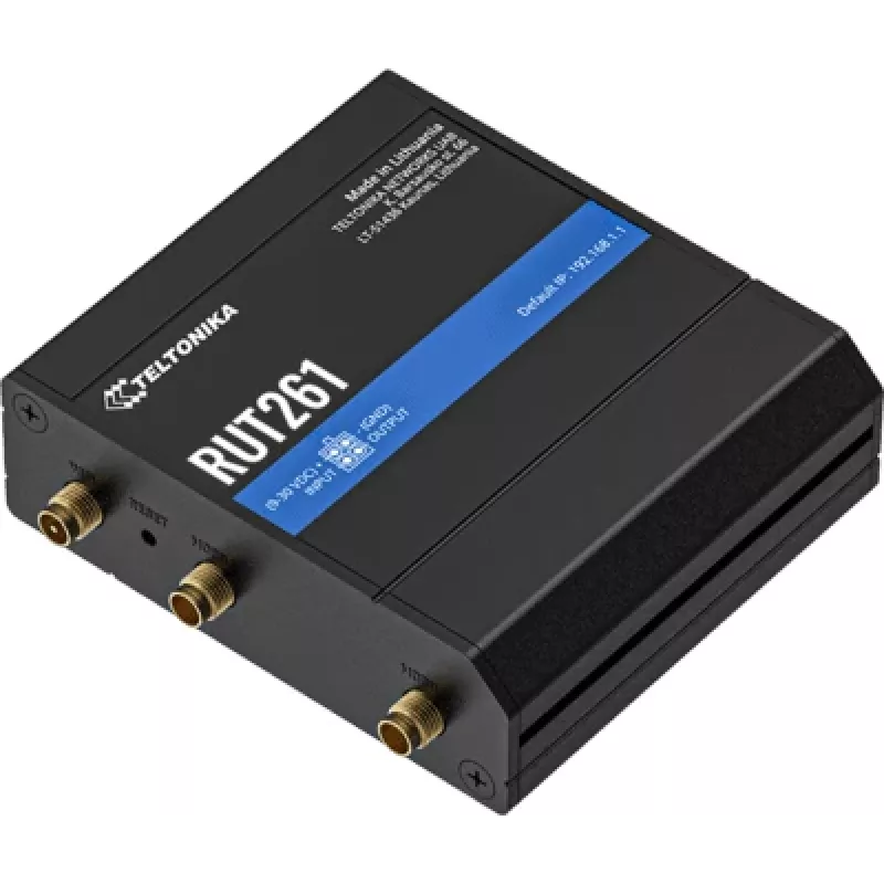 Teltonika industriële router RUT261 - 4G LTE Cat 6, Wi-Fi 4, dual-sim, EU-voeding