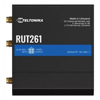 Teltonika industriële router RUT261 - 4G LTE Cat 6, Wi-Fi 4, dual-sim, EU-voeding