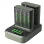 GP Battery M452 dockingstation rondcel-oplader NiMH Micro AAA Mignon AA (GPRCKCHM452D457)
