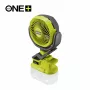 RYOBI ONE+ 18V accu-klemventilator (alleen gereedschap) - 280 CFM, 360° draaiing
