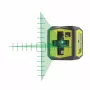 RYOBI kruislijnlaser, groene straal, bereik 15 m