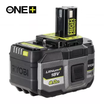 RYOBI ONE+ 18V 8,0 Ah HIGH ENERGY lithium-ion-accu RB1880T