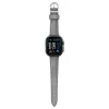 AMAZINGTHING Class Band leren band voor Apple Watch 45/46/49 mm - grijs