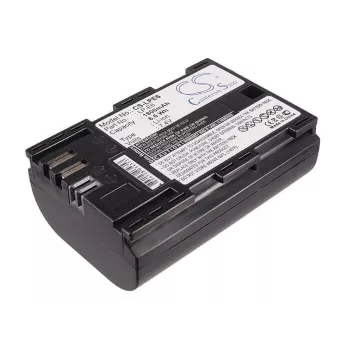 CAMERON SINO CS-LPE6 vervangende accu voor Canon LP-E6/LP-E6N/LP-E6NH, 1800mAh, 7,4V, Li-Ion, zwart