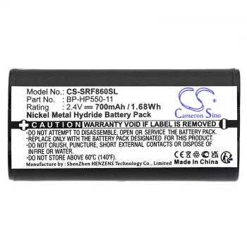 Cameron Sino accu type BP-HP550-11 voor Sony MDR RF860 RF4000 RF970 RF925 RF850 RF840 RF810 IF245RK / CS-SRF860SL