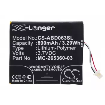 Cameron Sino accu voor Amazon Kindle 7e/8e generatie (MC-265360-03, 58-000083, 58-000151) - 1500mAh