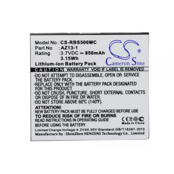 Cameron Sino AZ13-1 Li-Ion-accu 1010mAh 3,7V voor Xiaomi Yi actioncamera