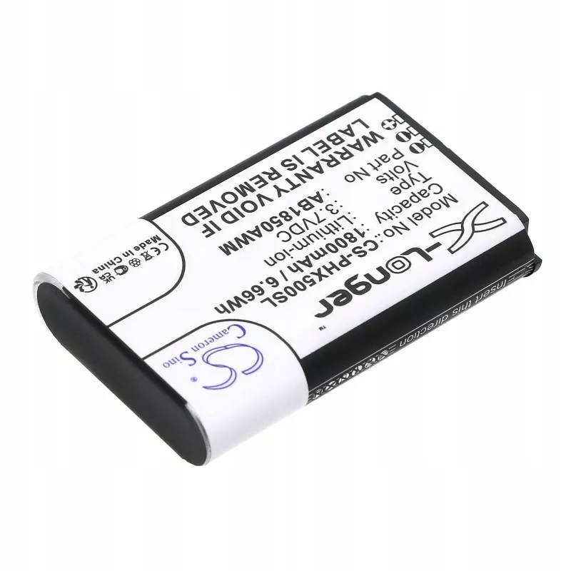 Cameron Sino accu AB1850AWM AB1720AWM voor Philips Xenium X500 9@9k 9a9k CS-PHX500SL
