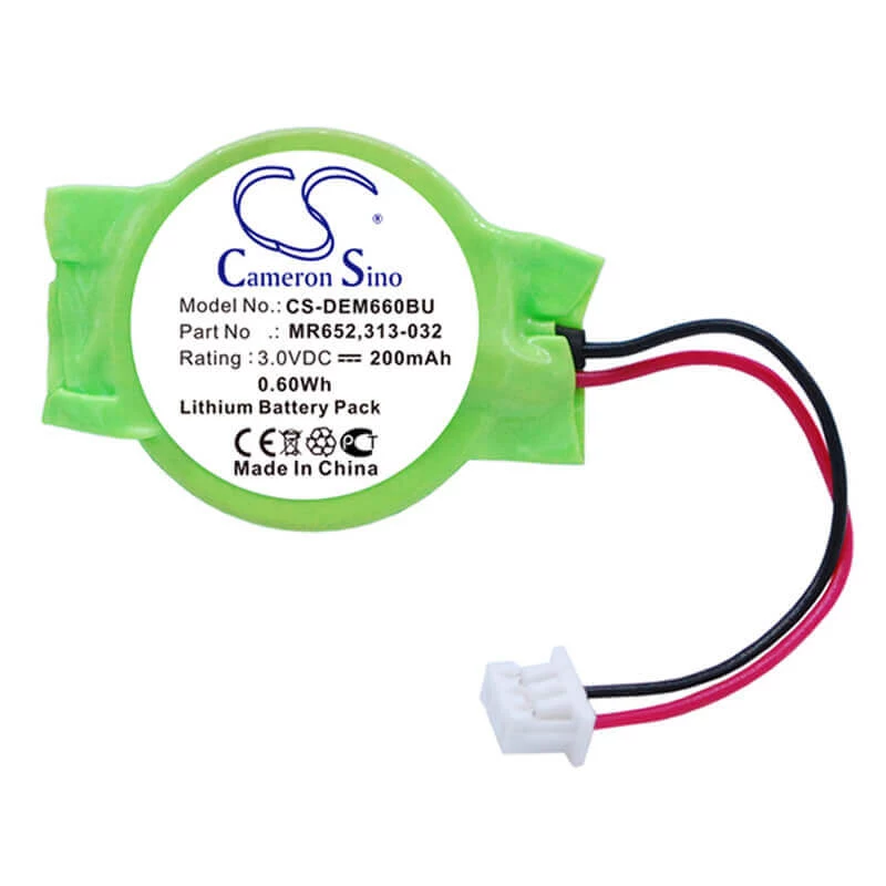 CAMERON SINO BIOS CMOS batterij MR652 voor Dell Precision M4600 M6600 Latitude X1 E6320 E6420 E6430 E6520 E7240 - CS-DEM660BU