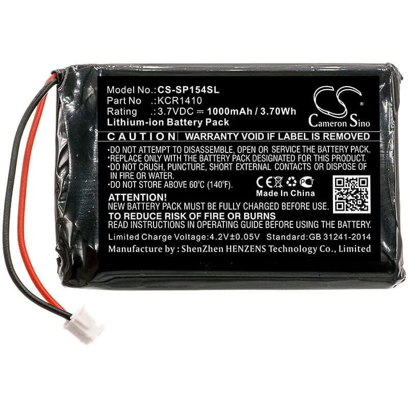 CAMERON SINO accu Type KCR1410 voor Sony PS4 DualShock 4 V2 controller / CS-SP154SL