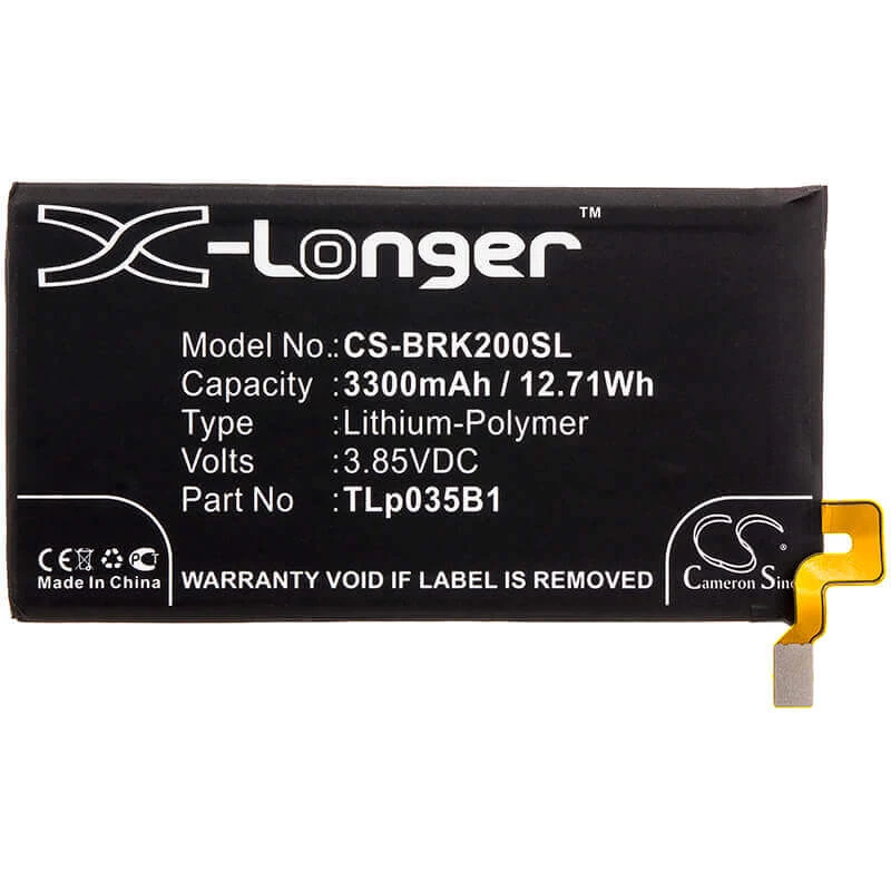 Cameron Sino accu Type TLP035B1 voor Blackberry Key2 BBF100 / CS-BRK200SL