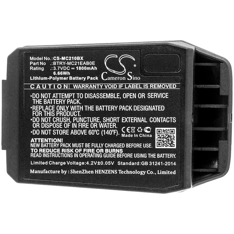 Cameron Sino accu Type 82-105612-01 voor Motorola MC21 MC2100 MC2180 / CS-MC210BX