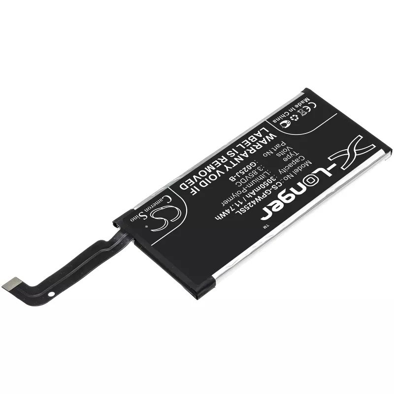 CAMERON SINO accu Type G025J-B voor Google Pixel 4a 3050 mAh / CS-GPW425SL