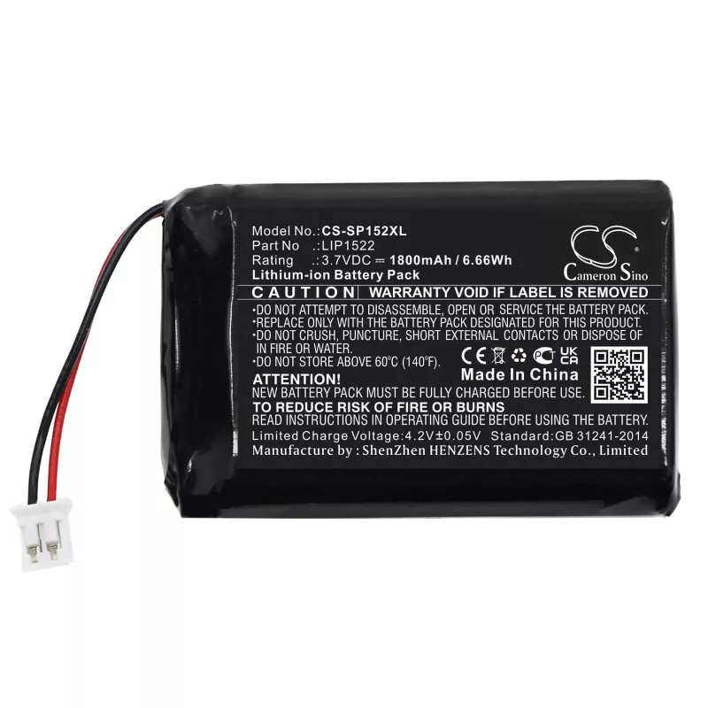 Cameron Sino vervangende accu voor Sony PlayStation 4 DualShock 4-controller (2000mAh, Li-Po) - CS-SP152XL