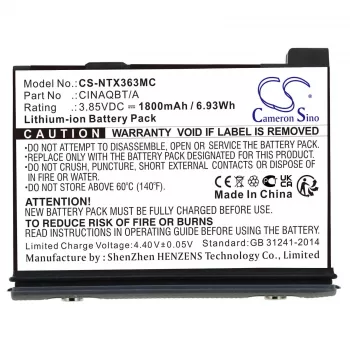 CAMERON SINO accu Type CINAQBT/A voor Insta360 X3 / One X3 - CS-NTX363MC