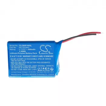 Cameron Sino CS-SKR100SL vervangende accu voor Skullcandy 2XL Ringer Soundmine X7rgfz-842 (1000mAh, 3,7V, Li-Po)
