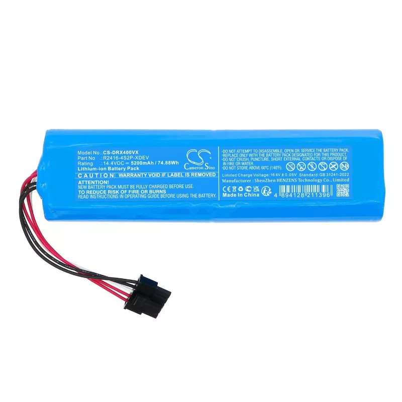 CAMERON SINO accu Type R2416-4s2p-xdev voor Dreame X40 X40 Master Rlx73ce / Cs-drx400vx