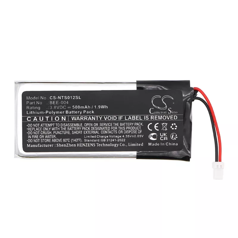 Cameron Sino vervangende accu voor Nintendo Switch Joy-Con (BEE-004, BBE-012) - CS-NTS012SL