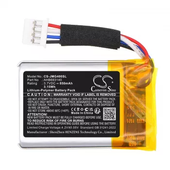 CAMERON SINO vervangingsbatterij AHB693140 voor JBL Go 4 / GO4 - 730mAh 3,7V Li-Po (CS-JMG400SL)