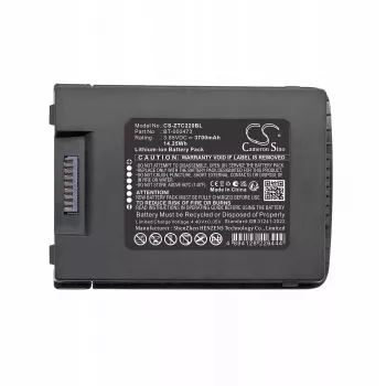 CAMERON SINO vervangende accu voor Zebra TC22/TC27 (BT-000473, BTRY-TC2L-2XMAXX-01) - uitgebreide capaciteit 6100mAh - zwart