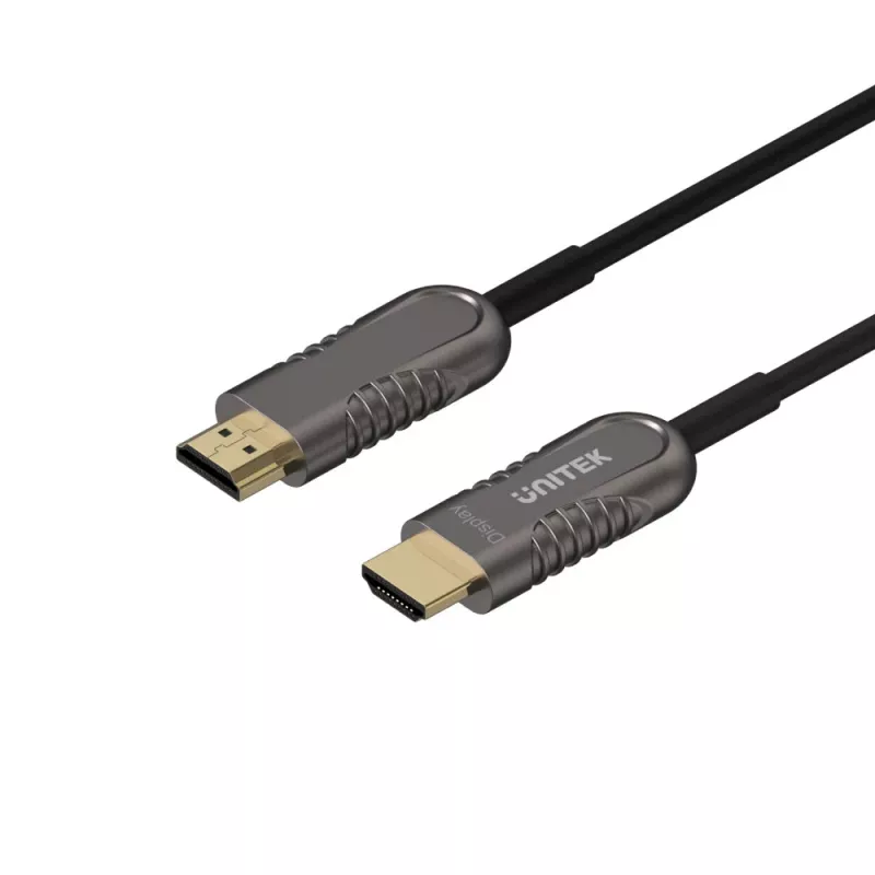 UNITEK Premium HDMI 60m Active Optical Cable - zwart