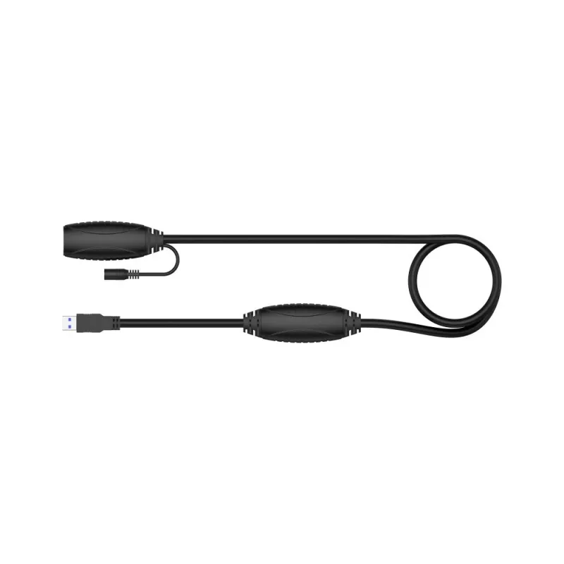 UNITEK USB 3.1 actieve verlengkabel 15m, signaalversterker, zwart