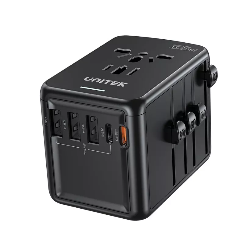UNITEK Riad EU/US/UK/AUS PD 35W reisoplader