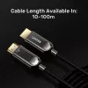 UNITEK Active Optical HDMI 2.1 kabel 8K 120Hz 70m zwart
