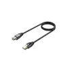 UNITEK Cat.8 S/FTP Ethernet patchkabel RJ45 15m zwart