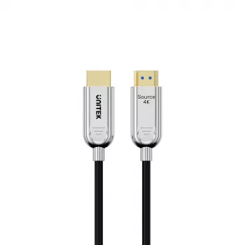 UNITEK HDMI 2.0 Active Optical Cable (AOC) 4K 60Hz 50m zwart
