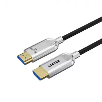 UNITEK HDMI 2.0 Active Optical Cable (AOC) 4K 60Hz 50m zwart