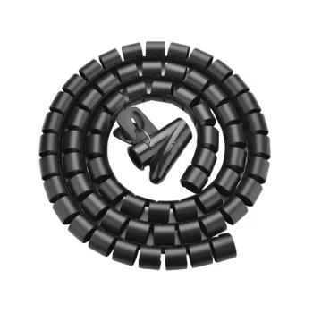 UNITEK spiraalkabel-organizer, 5m, 22mm diameter, zwart