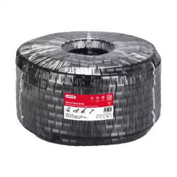 UNITEK spiraalkabel-organizer, 5m, 22mm diameter, zwart