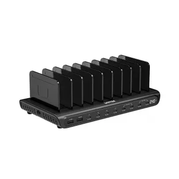 UNITEK 10-poorts USB-C & USB-A 240W oplaadstation