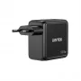 UNITEK GaN-oplader met display 140W 3xUSB-C 1xUSB-A PD3.0 QC4.0 zwart