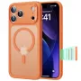 ESR Classic Hybrid MagSafe Case voor Apple iPhone 17 Pro Max, mat oranje
