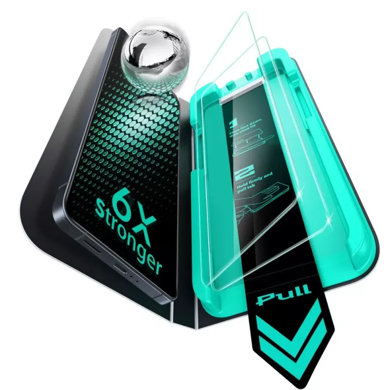 ESR UltraFit Armorite Tempered Glass Screen Protector 2-pack voor Samsung Galaxy S26 Ultra transparant