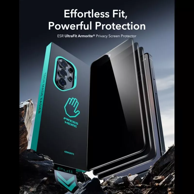 ESR UltraFit Armorite Tempered Glass Privacy Screen Protector voor Samsung Galaxy S26 Ultra