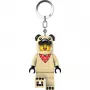 LEGO Minifigures mopshond sleutelhanger met LED-licht LGL-KE213H