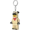 LEGO Minifigures mopshond sleutelhanger met LED-licht LGL-KE213H