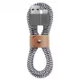Native Union Belt Cable USB-A naar USB-C 1,2 m zebra