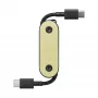 Native Union Pocket Cable USB-C naar USB-C 17 cm Lemon