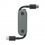 Native Union Pocket Cable USB-C naar USB-C 17 cm Slate Green